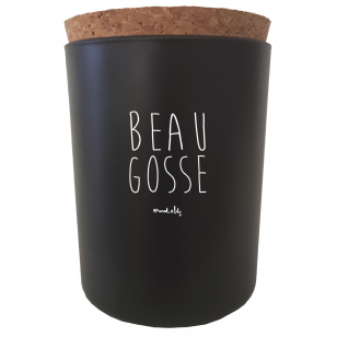 Bougie "Beau Gosse" - Bois noir
