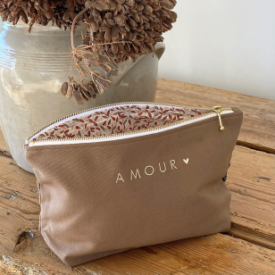 Grande Trousse - tabac- "Amour"