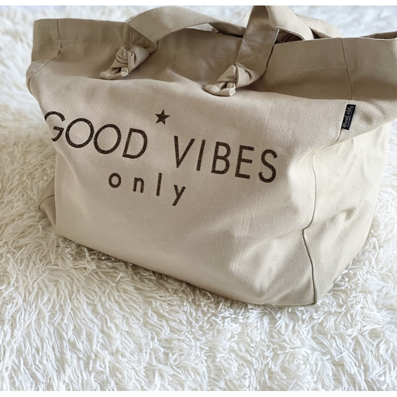 Cabas Lily- safari "Good Vibes Only"