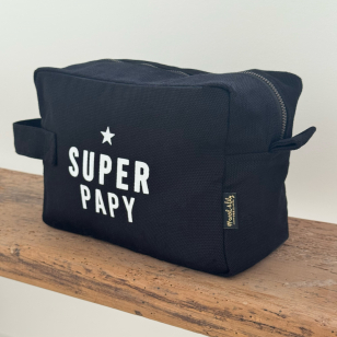 Trousse de toilette - Noire - Super papy