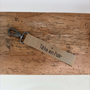 Porte clefs - Bronze - Tête en l'Air
