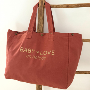 Grand Cabas - Rose des Bois - BABY♥LOVE en balade