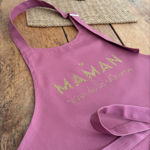 Tablier - Marsala - Maman Reine de la Pâtisserie