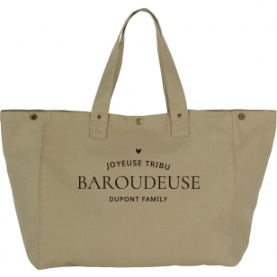 Grand Cabas Couleur Sable - Personnalisable...