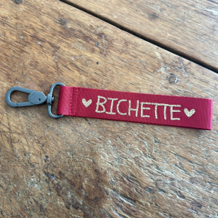 Porte clefs - Rouge - Bichette