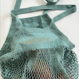 Sac Filet à provisions - Vert Sauge- Bichette