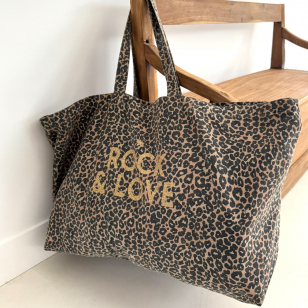 Maxi Cabas léopard  "Rock and Love"