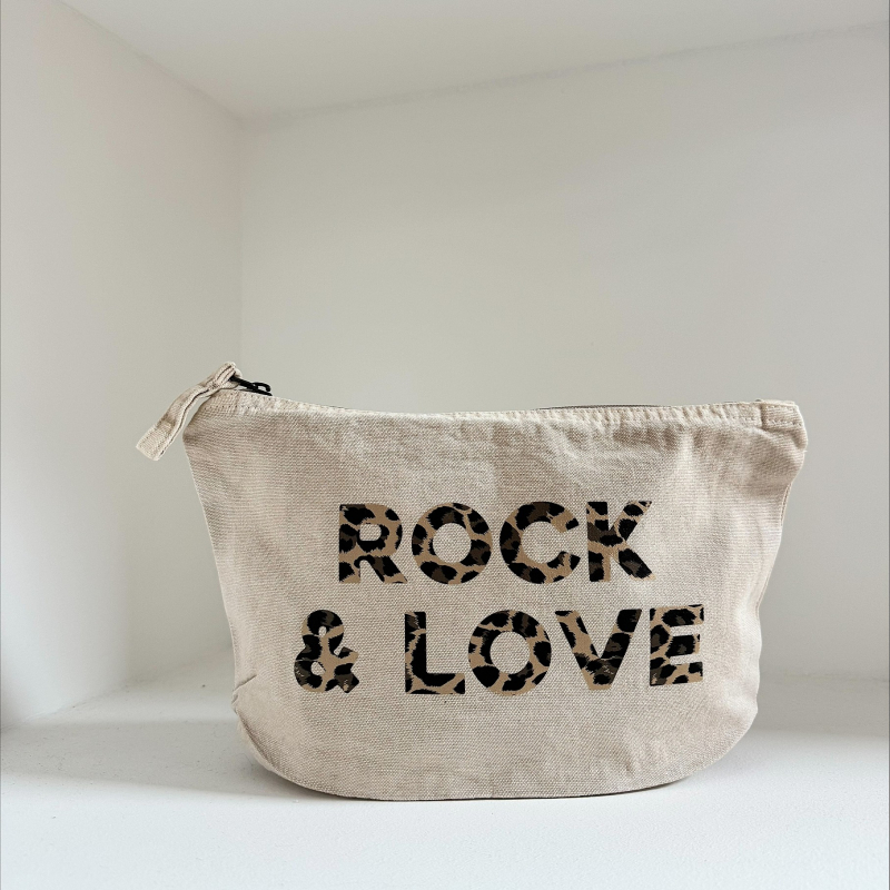 Trousse léopard rock and love
