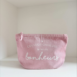 Trousse Vintage - Rose- Collectionneuse de...