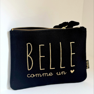 Pochette - Noire - Belle comme un Coeur