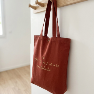 Tote-Bag -Rouge Porto - Jolie Maman en Balade