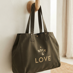 Grand Cabas - Vert Forêt- Rock and Love