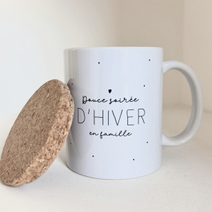 Mug - Douce soirée d'Hiver en Famille- avec son...